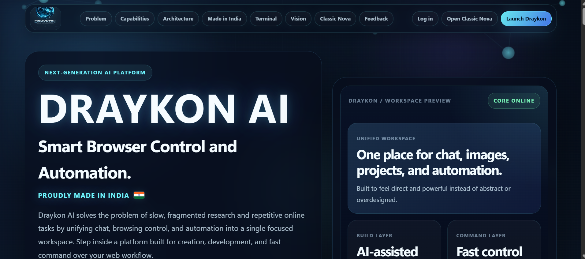 Draykon project screenshot